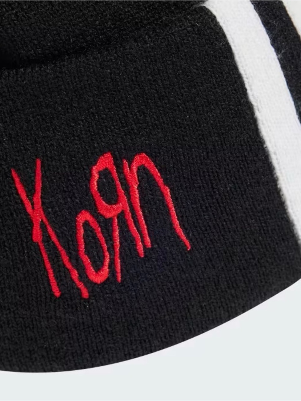 Adidas x KORN Collab 30th Anniversary Black Beanie OSFM